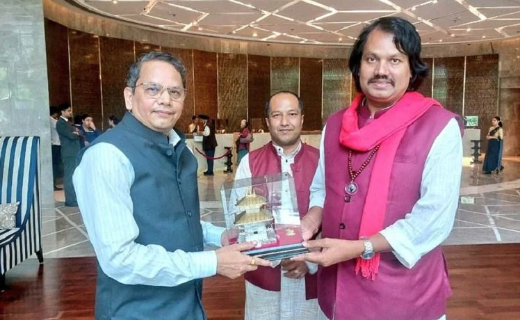 सिके राउत र भाजपाका नेता चौथाइवालेबीच  दिल्लीमा भेटघाट
