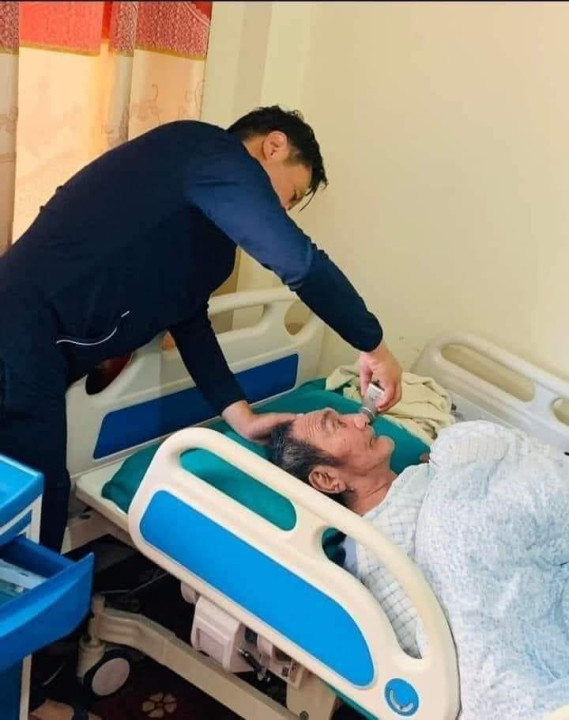 पर्यटन मन्त्री किराँतीलाइ पितृ शोक