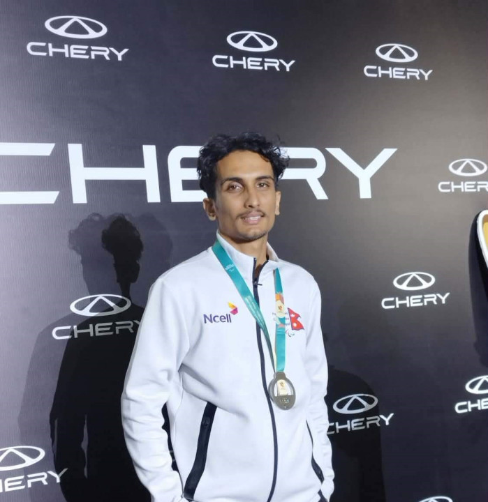 एसियन युथ पारा गेम्सः नेपाललाई टेबलटेनिसमा रजत पदक