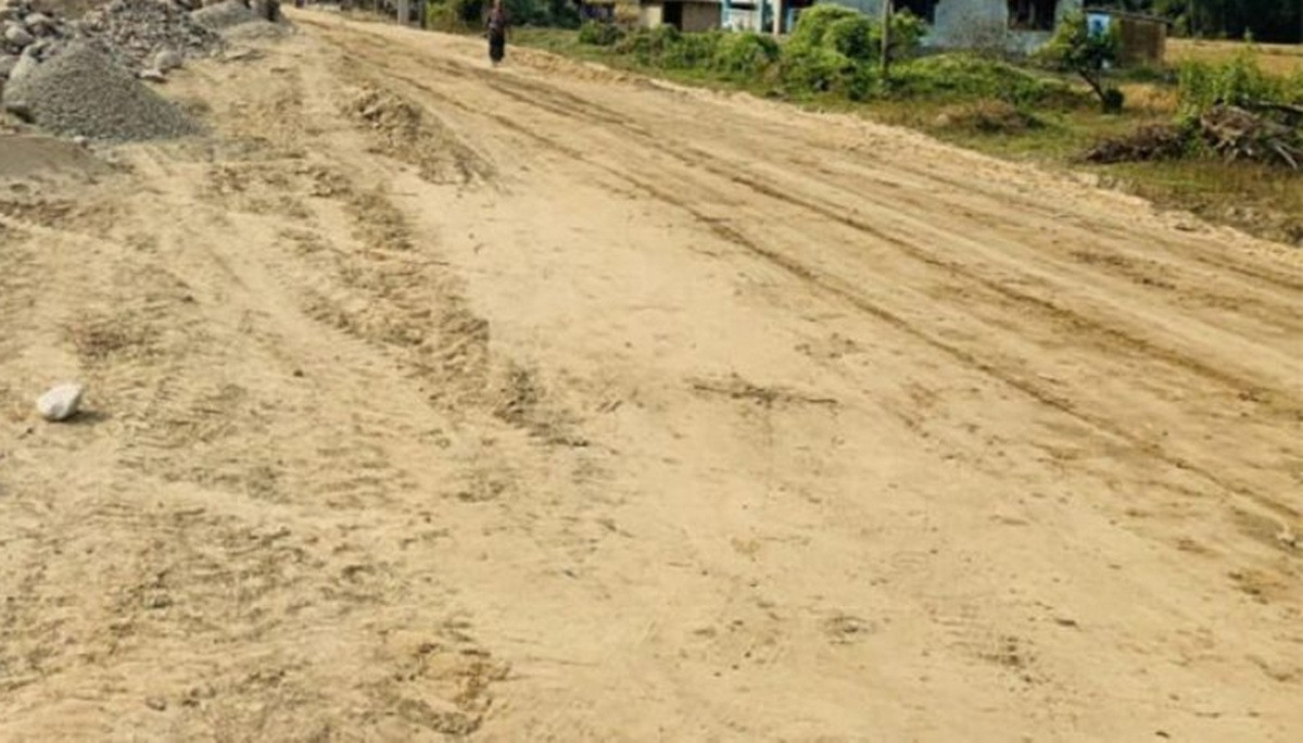 सहजपुर–घरखेडा–निगाली सडकको स्तरोन्नति