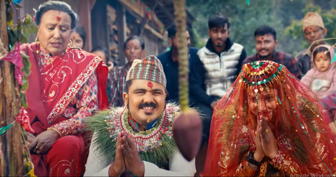 'भुक्के चप्पल'मा सुरवीर, शारदा र नविनाको अभिनय (भिडियोसहित)