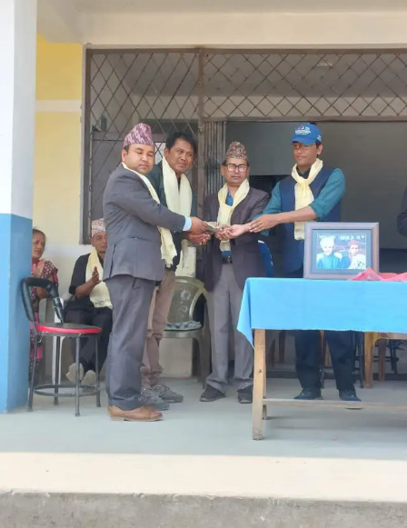 अक्षय कोष स्थापना गरेर मनाएर नेविसंघका पुर्व अध्यक्ष थापाले जन्मदिन