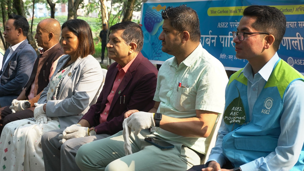कार्बन उत्सर्जन न्यूनीकरण गर्न आसेजद्धारा युएनपार्कमा वृहत् सरसफाई कार्यक्रम आयोजना