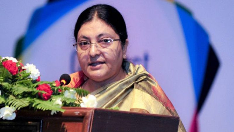 समाज रुपान्तरणको अभिभारा पूरा भइसकेको छैन : पूर्वराष्ट्रपति भण्डारी