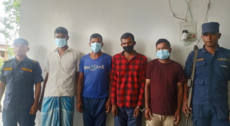 विद्युतीय ट्रान्सफर्म चोरी गर्ने चारजना पक्राउ