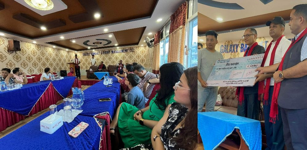 निरा र मनोजका परिवारलाई एनआरएनए अमेरिकाद्वारा आर्थिक सहयोग