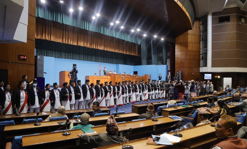 एमालेद्वारा प्रतिनिधिसभा बैठक अवरुद्ध