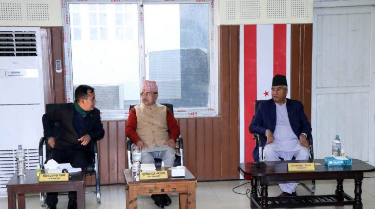 बानेश्वरमा कांग्रेस संसदीय दलको बैठक