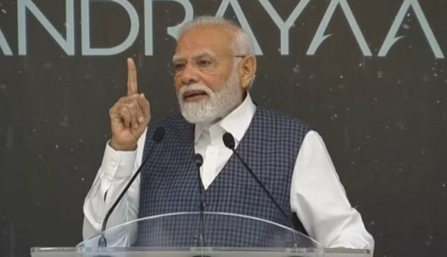 चन्द्रयान–३ अबतरण भएको चन्द्रमाको स्थललाई मोदीले नाम दिए- ‘शिबशक्ति पोइन्ट’