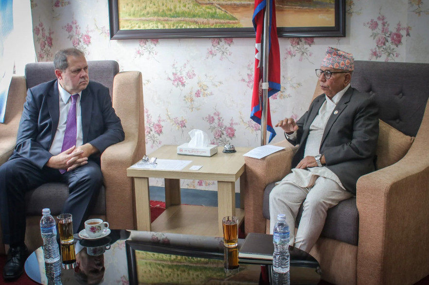 कृषि मन्त्री  र रसियन राजदूतबीच भेटवार्ता