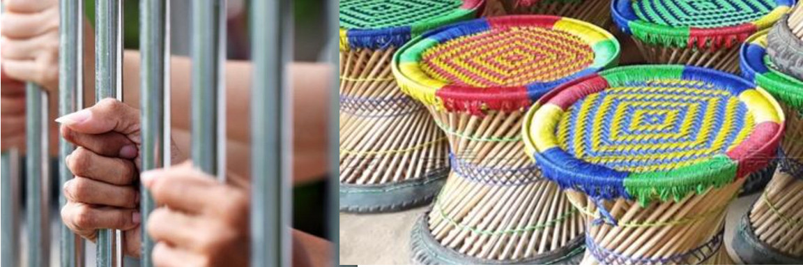 दसैँमा मूढा उत्पादनमा व्यस्त कैदीबन्दी