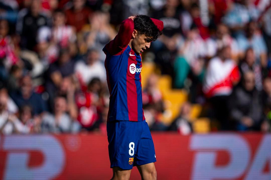 बार्सिलोनाले भालेकानोसँग १–१ को बराबरी खेल्दै अंक बाँडे