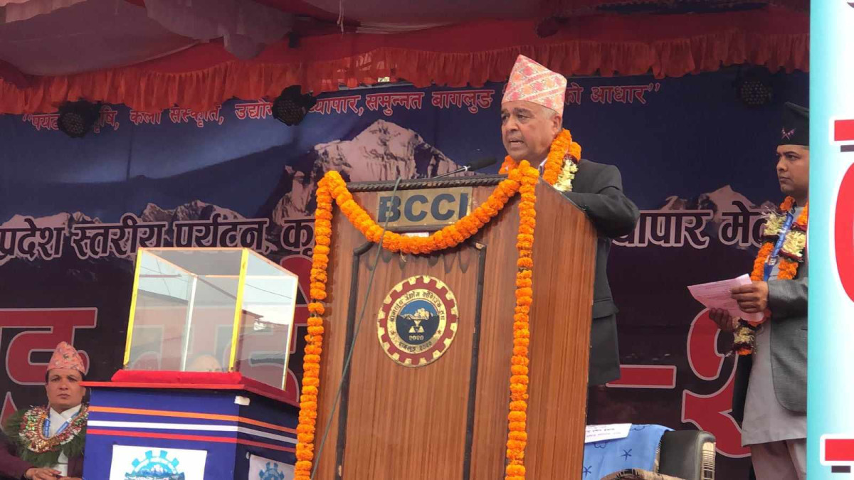 गण्डकी प्रदेशका विकास तथा पर्यटन पुर्वाधारको पूर्णता र शीघ्र सञ्चालनका लागि अध्यक्ष ढकालको आग्रह