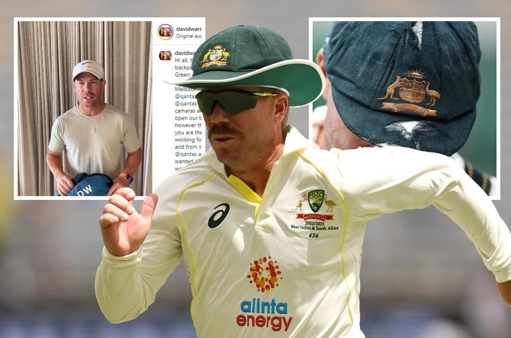 वार्नरले भेट्टाए हराएको आफ्नो क्याप