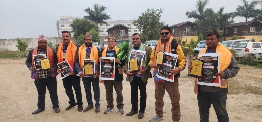 बारा र पर्साका पत्रकार भारतमा सम्मानित