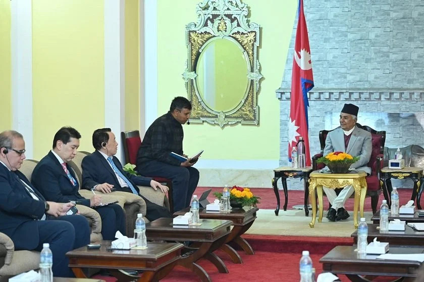 राष्ट्रपति रामचन्द्र पौडेलसमक्ष  एफएओका महानिर्देशकको भेट