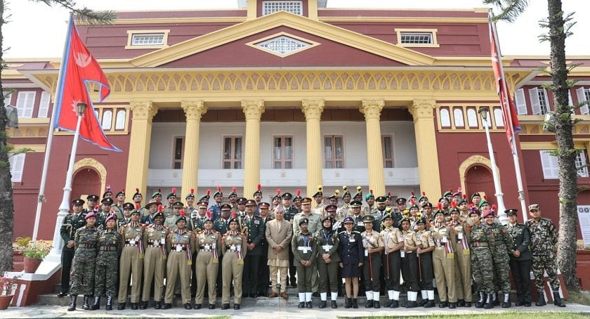 राष्ट्रपति पौडेल र ४ देशका डाइरेक्टर जनरलसहितका स्टाफबिच शिष्टाचार भेट
