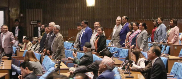 कांग्रेस सांसद्ले गरे प्रतिनिधिसभा बैठक अवरुद्ध