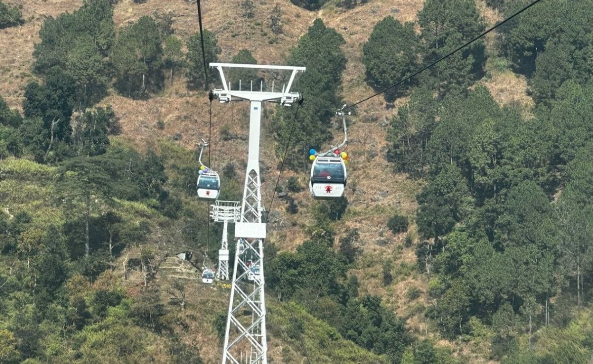 मनकामना केबलकारको सेवा चैत ७ गते बन्द