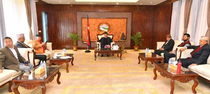 बालुवाटारमा सत्ता गठबन्धनको बैठक