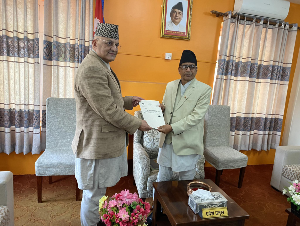 गण्डकीका मुख्यमन्त्रीद्वारा राजीनामा