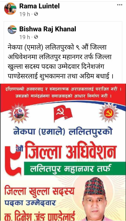 नुन कांग्रेसको, सेवा एमालेको