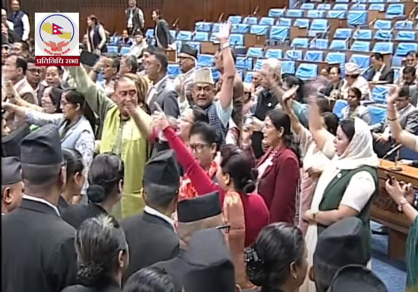 कांग्रेसको अवरोधपछि संसद् बैठक स्थगित