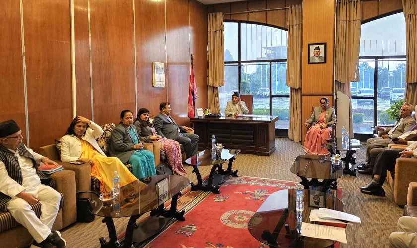 राष्ट्रियसभा बैठक सुचारुका लागि कार्यव्यवस्था बैठक