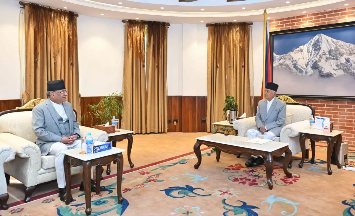 प्रधानमन्त्रीद्वारा राष्ट्रपति समक्ष राजनीतिक घटनाक्रमबारे ब्रिफिङ