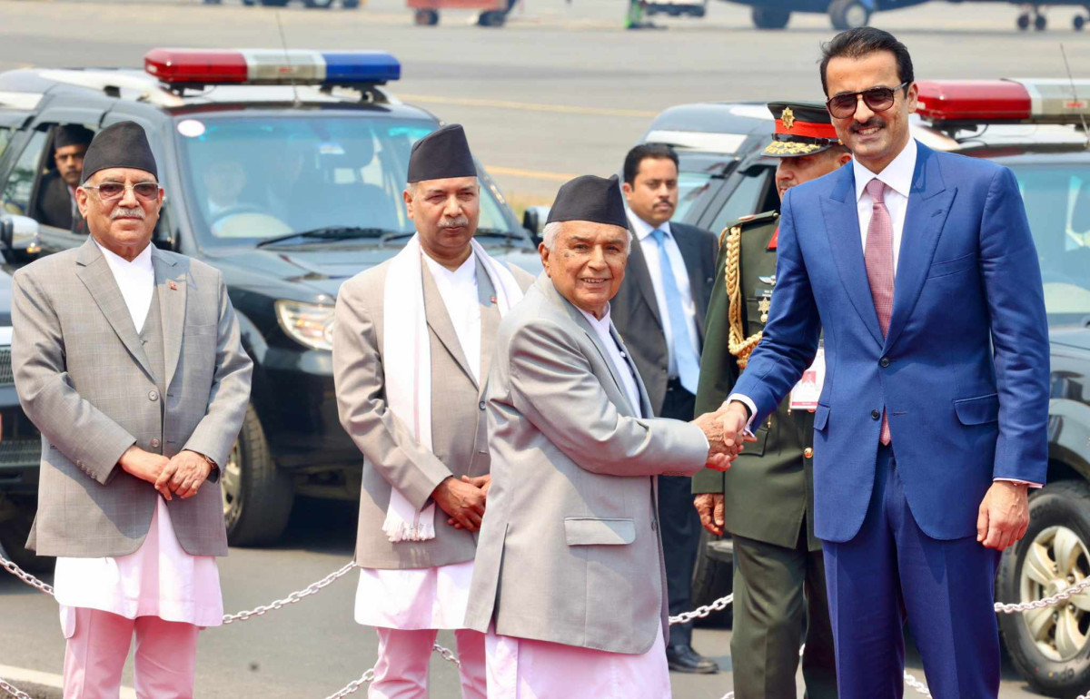कतारका अमिरको दुईदिने नेपाल भ्रमणमा साढे दुई करोड खर्च