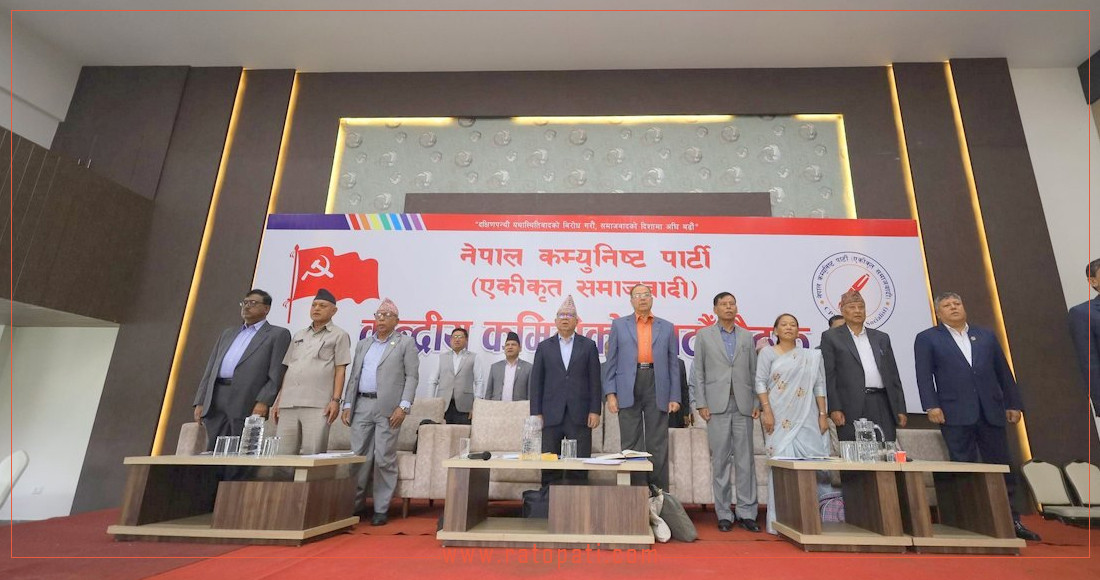 एकीकृत समाजवादीले नेताहरूको कार्यविभाजन गर्ने