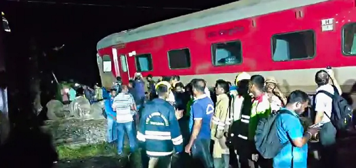 दक्षिण भारतमा रेल दुर्घटना