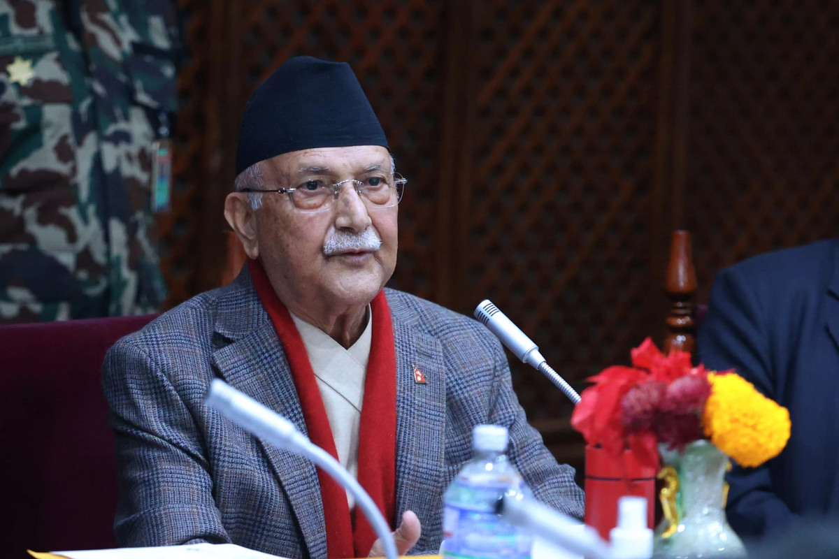 प्रधानमन्त्री ओलीद्वारा अंग्रेजी नयाँ वर्षको शुभकामना