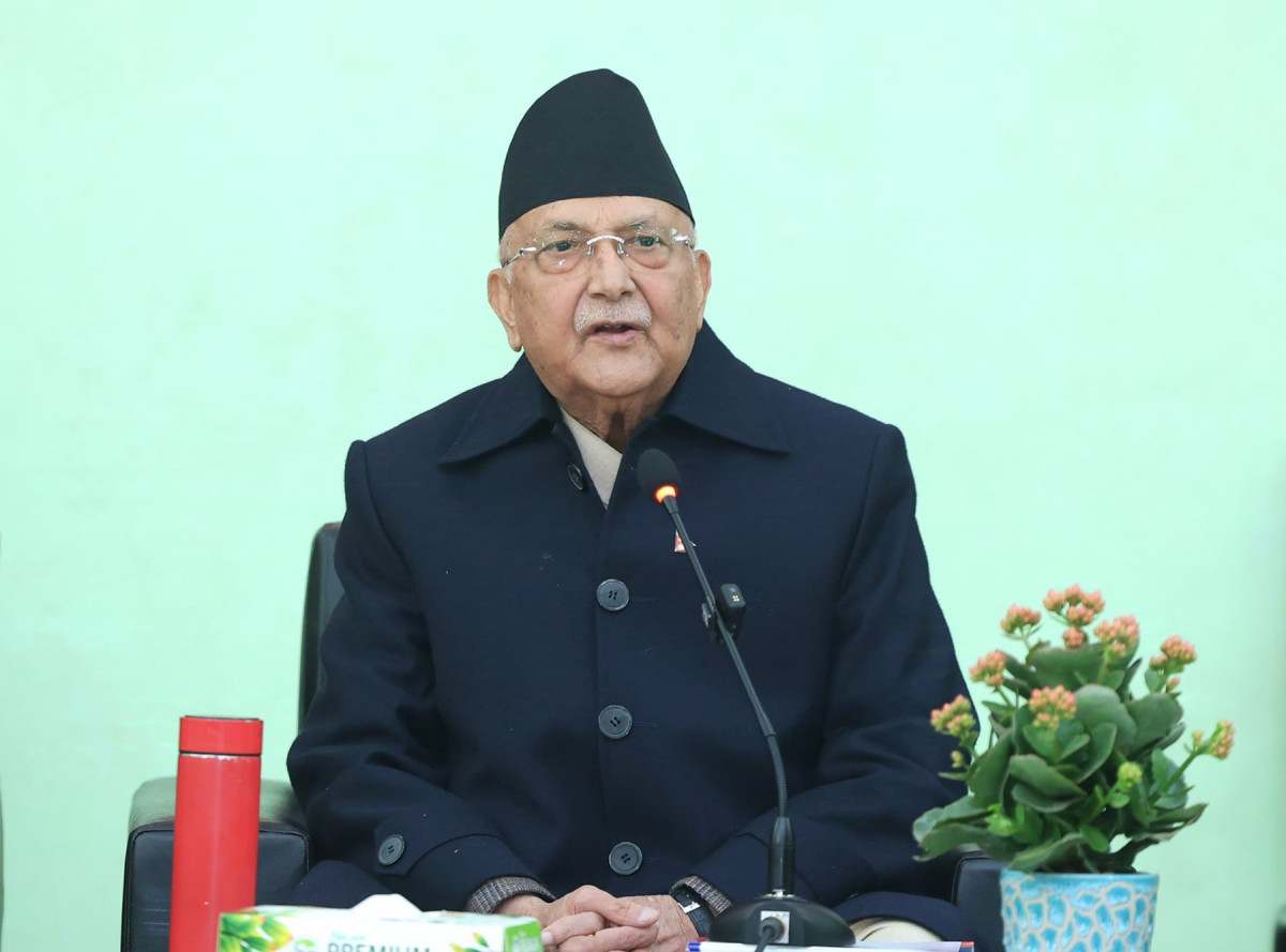 स्वर भासिएपछि प्रधानमन्त्री ओली सशस्त्रको कार्यक्रममा गएनन्