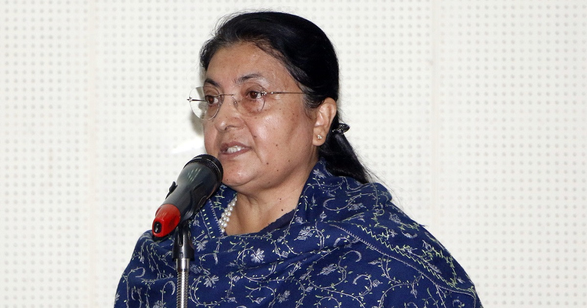 शहीदहरूको बलिदानको कदर गर्न पूर्वराष्ट्रपति भण्डारीको आह्वान