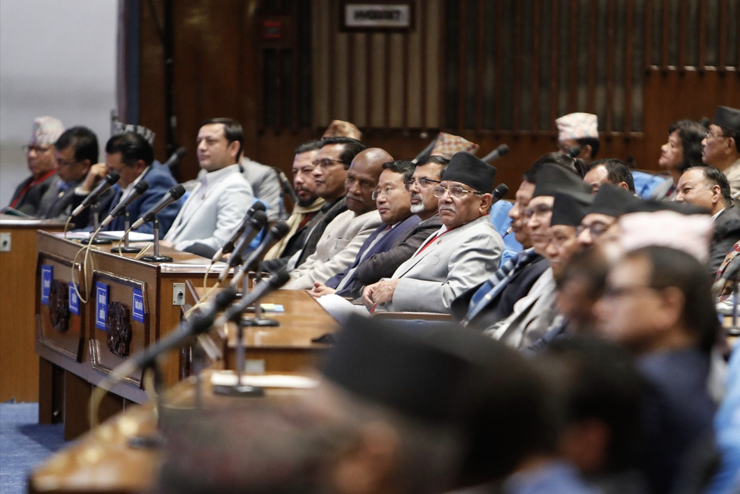प्रतिनिधिसभामा गएर पनि बोलेनन् प्रचण्ड