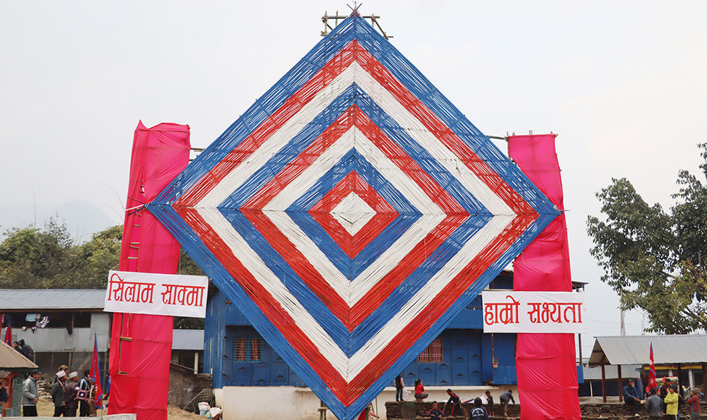 सिलाम साक्माको प्रवर्द्धन र प्रचारका प्रतिमा निर्माण