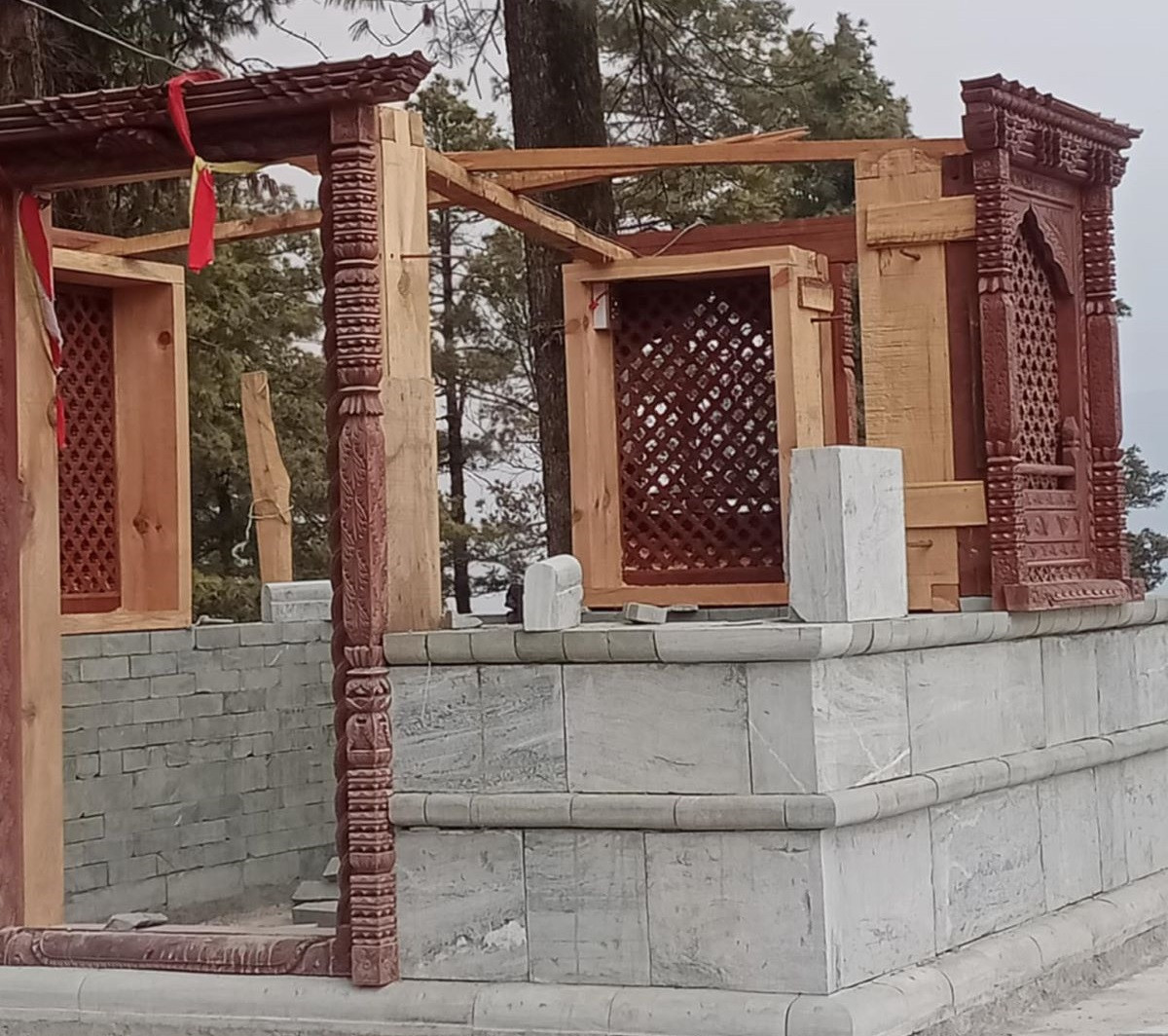 मालिका भगवती मन्दिर पुनर्निर्माण सुरु