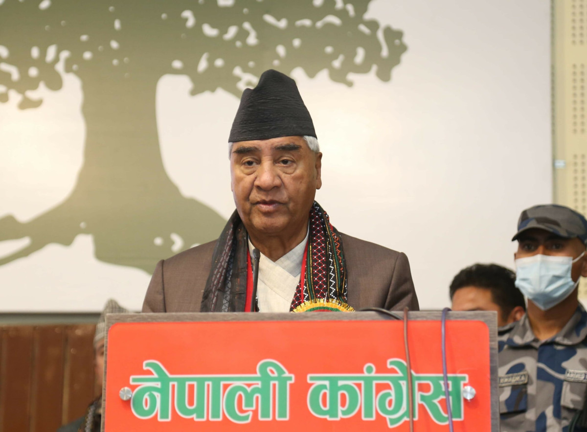 देउवा भन्छन्- कांग्रेस बलियो भएमात्रै देशको समृद्धि हुन्छ