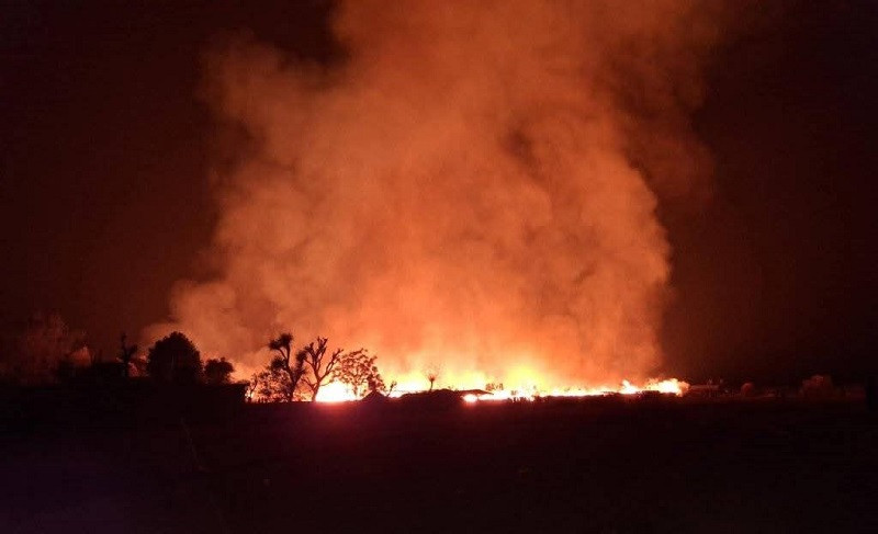 दाङमा प्लाई उद्योगमा लागेको आगो नियन्त्रणमा आउन सकेन