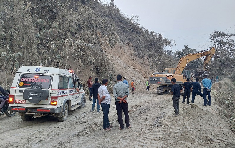 नारायणगढ–बुटवल सडक : दाउन्नेमा गाडी आवतजावत बन्द गरेर काम गरिने