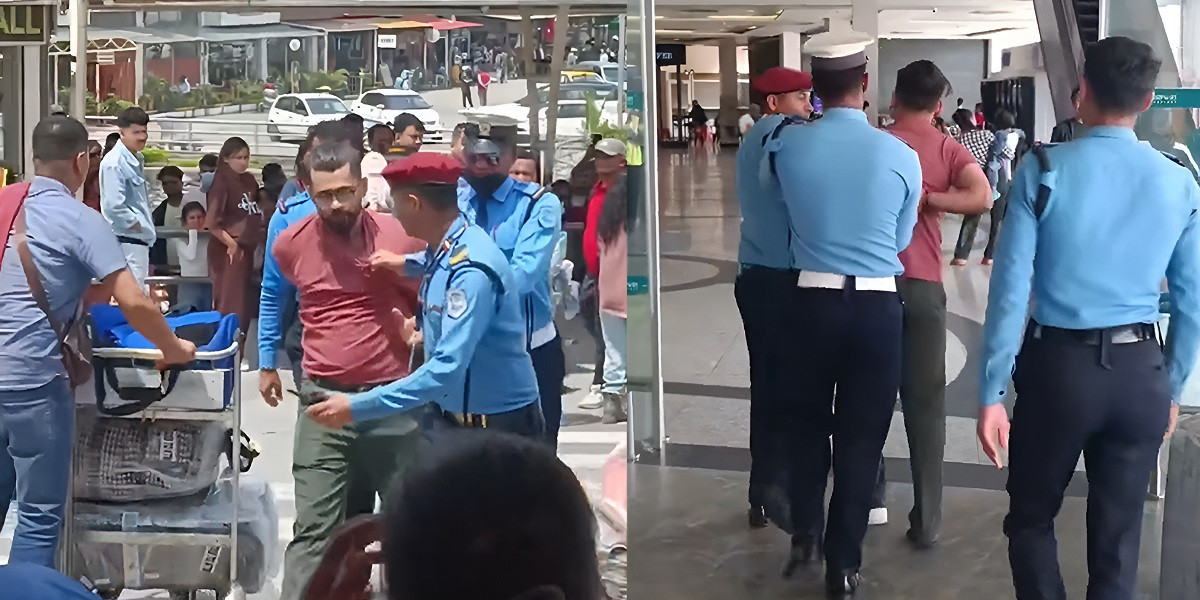 यूएईबाट आएका युवालाई विमानस्थलमा कठालो समात्दै घिच्याउने तीन प्रहरीमाथि कारबाही