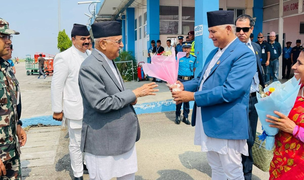 बुद्ध जयन्ती कार्यक्रममा सहभागी हुन प्रधानमन्त्री ओली लुम्बिनीमा