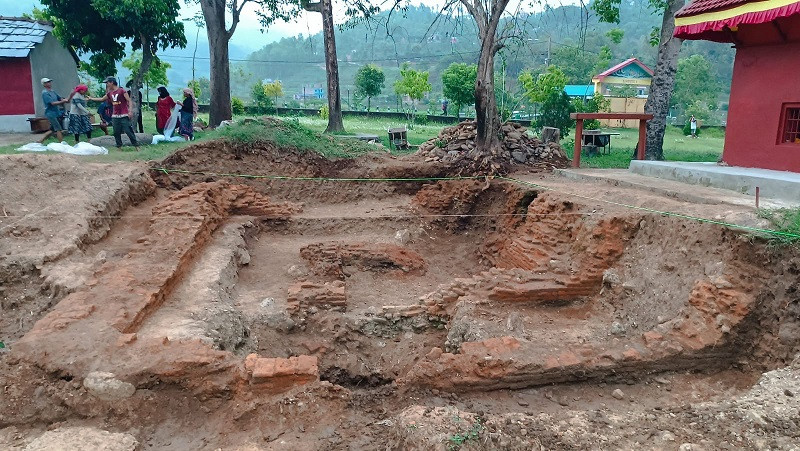 गोरखाको छेपेटारमा पुरातात्विक भग्नावशेष फेला : सत्रौँदेखि अठारौँ शताब्दीको हुनसक्ने अनुमान