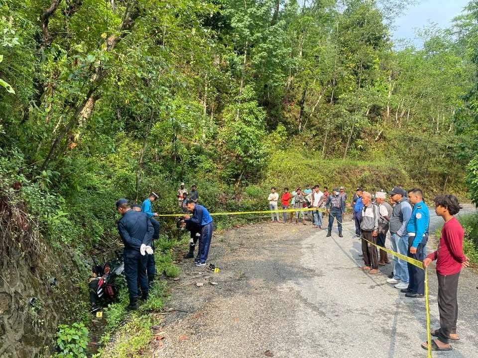 मोटरसाइकल दुर्घटना हुँदा इन्जिनियरको मृत्यु