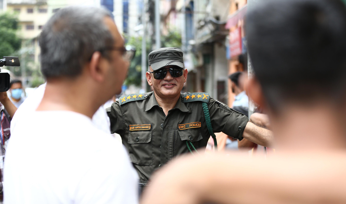 निलम्बनमा परे काठमाडौंका नगर प्रहरी प्रमुख पाण्डे