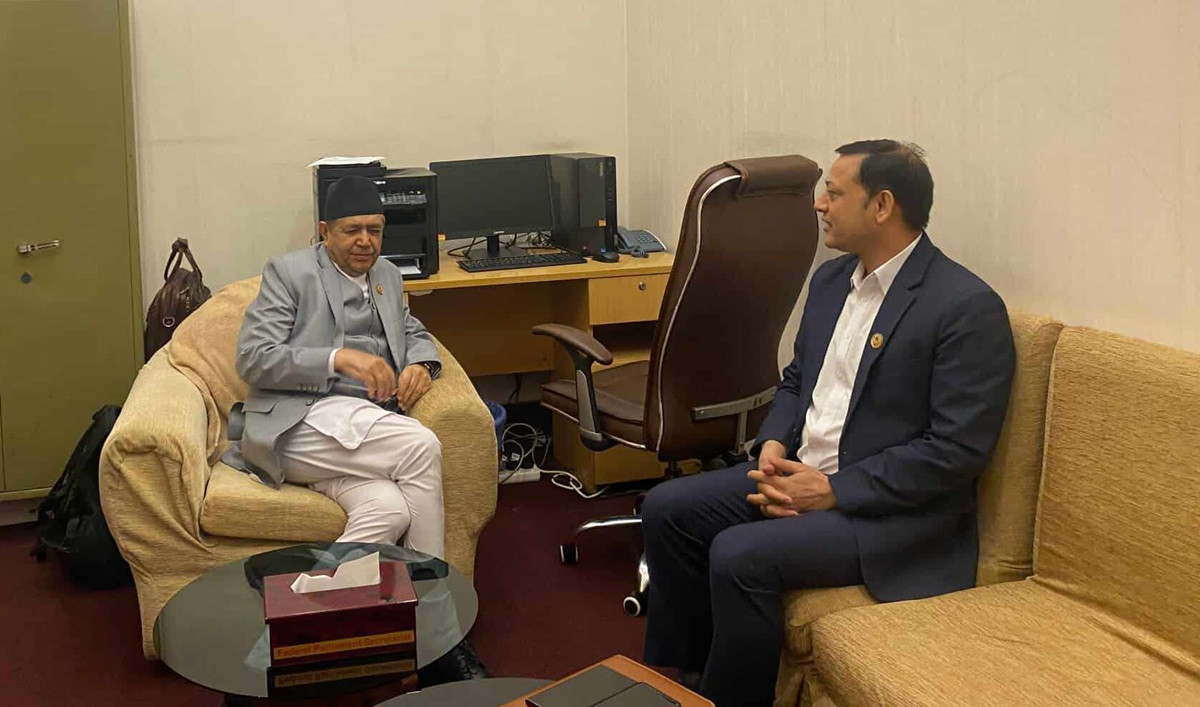 रास्वपाका नेताहरूसँग सभामुखको आग्रह : ‘संसदलाई बन्धक नबनाऔँ’