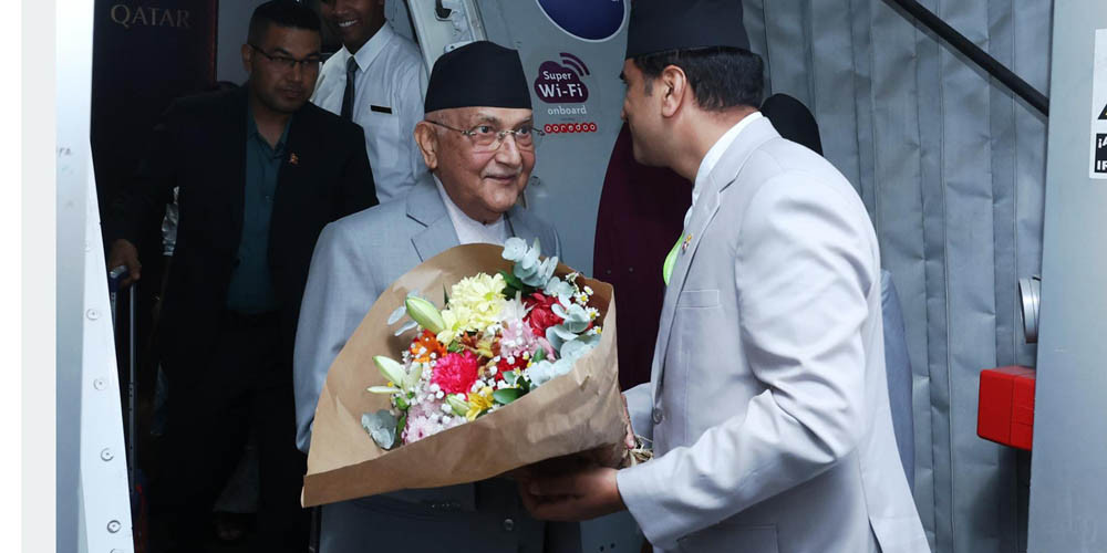 प्रधानमन्त्री ओली मेड्रिडमा