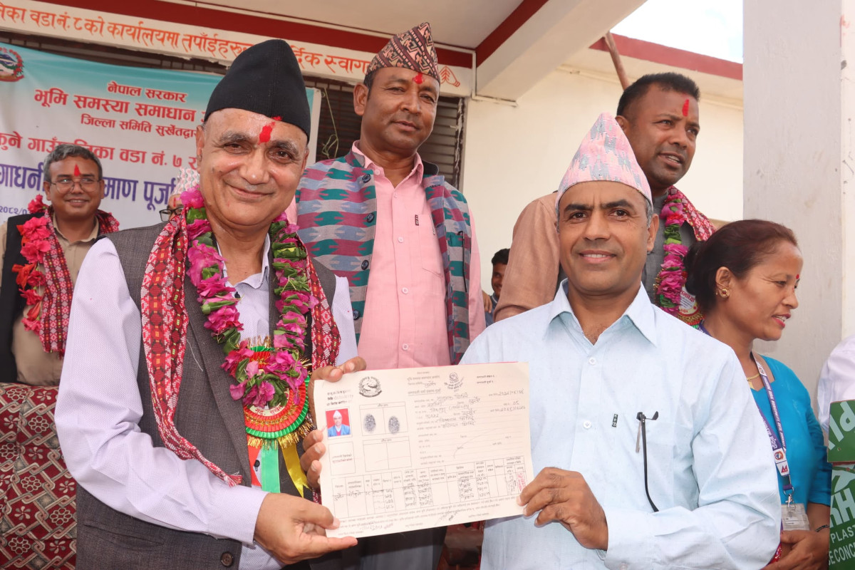 गरिबी र असमानता अन्त्यका लागि भूमिको अधिकार आवश्यक : मुख्यमन्त्री कँडेल
