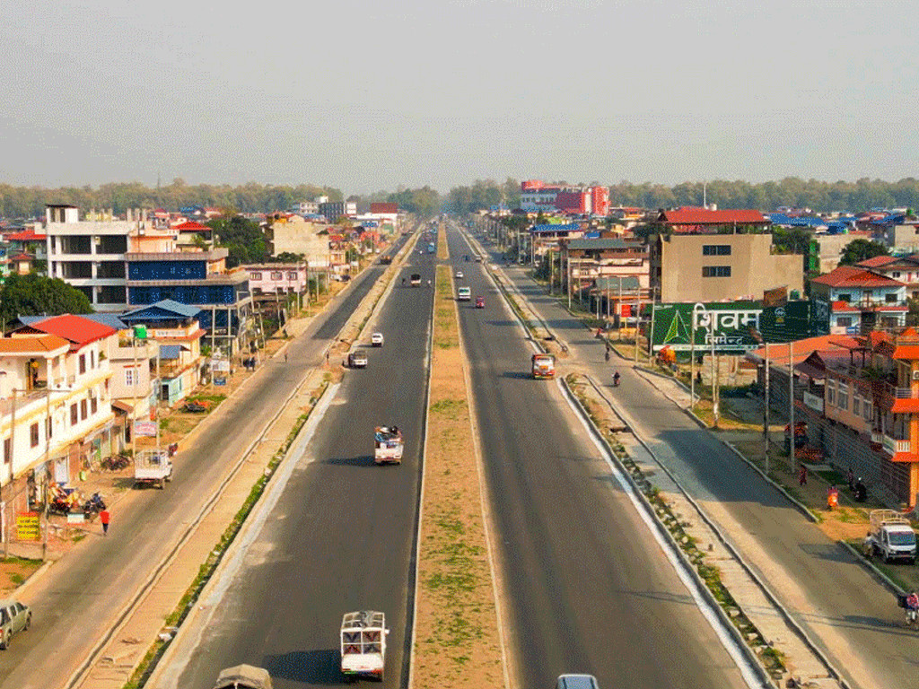 भरतपुरमा आठ वर्षमा एक हजार ६५ किलोमिटर सडक कालोपत्रे